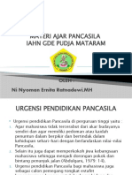 Pendidikan Pancasila di Perguruan Tinggi