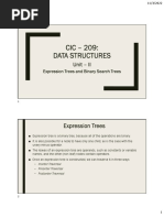 2 - 4 Expression Trees and BST