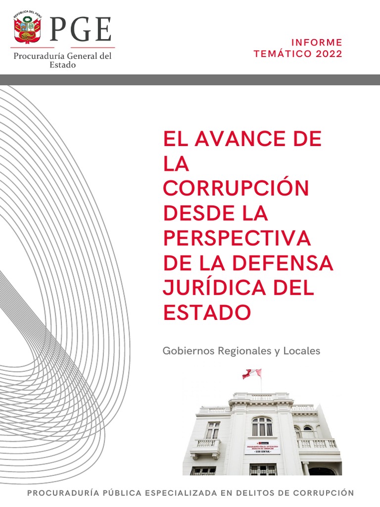 1 La Corrupción En Los Gobiernos Regionales Informe V05 Pdf