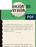 Medición de Presión Equipo 1