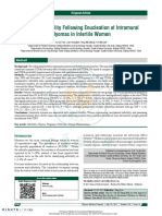 Improved Fertility Following Enucleation of Intramural Myomas in Infertile Women