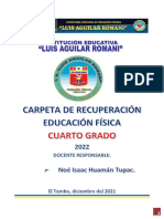 6.-Educacion Fisica - Cuarto - 2022