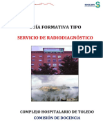 Guía formativa Servicio Radiodiagnóstico CH Toledo