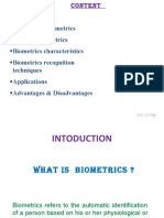 Biometrics