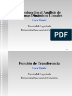 Análisis de Sistemas Dinámicos Lineales