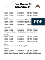 Class Schedule 23-01-28