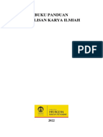 31 Oktober 2022 Buku Panduan Karya Ilmiah