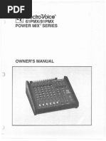 61PMX and 81PMX Owners Manual