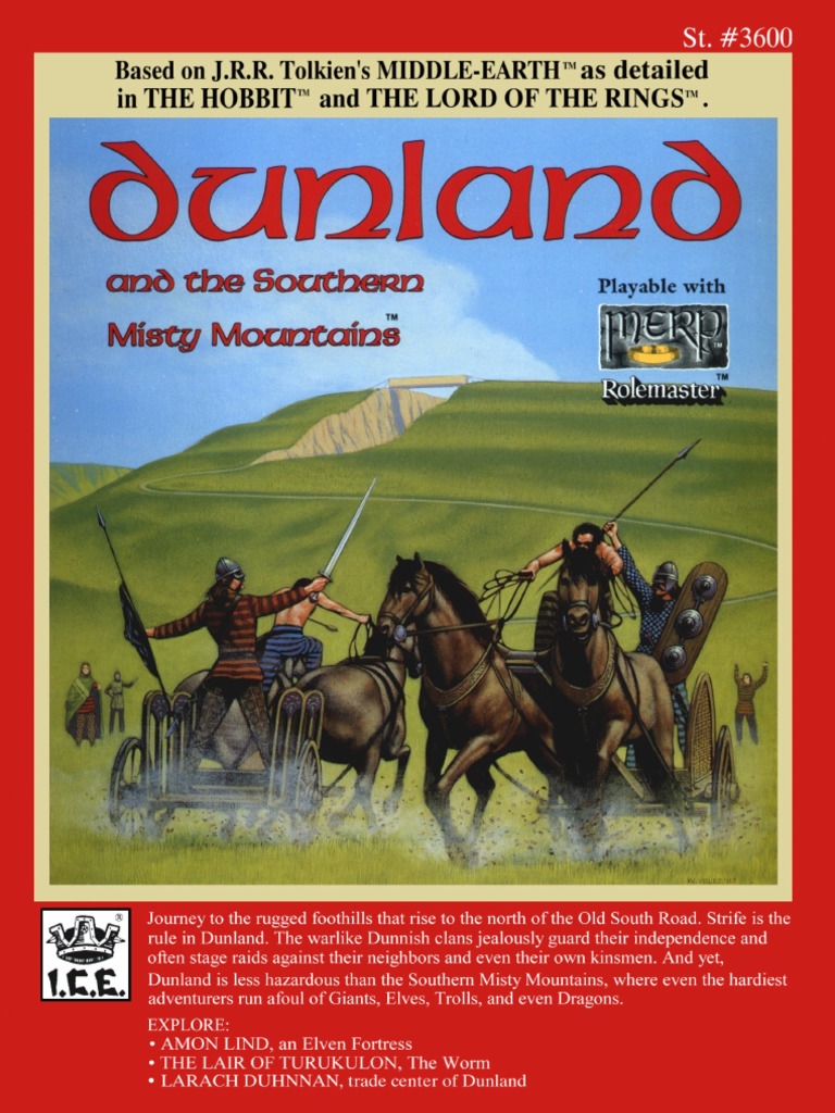 ICE Enterprises - ICE3600 - MERP - Dunland and The Southern Misty ...