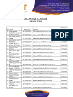 Relational Database GR Two