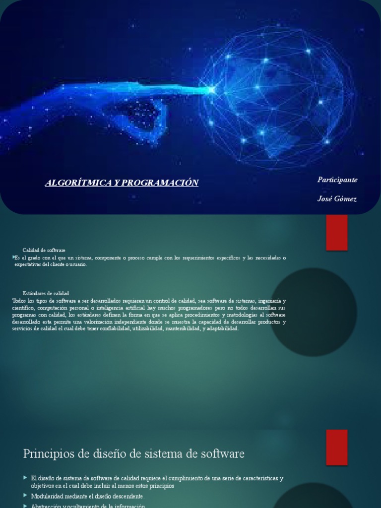 Diapositivas Algoritmo | PDF | Software | Programación