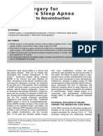 Palatalsurgeryfor Obstructivesleepapnea: From Ablation To Reconstruction