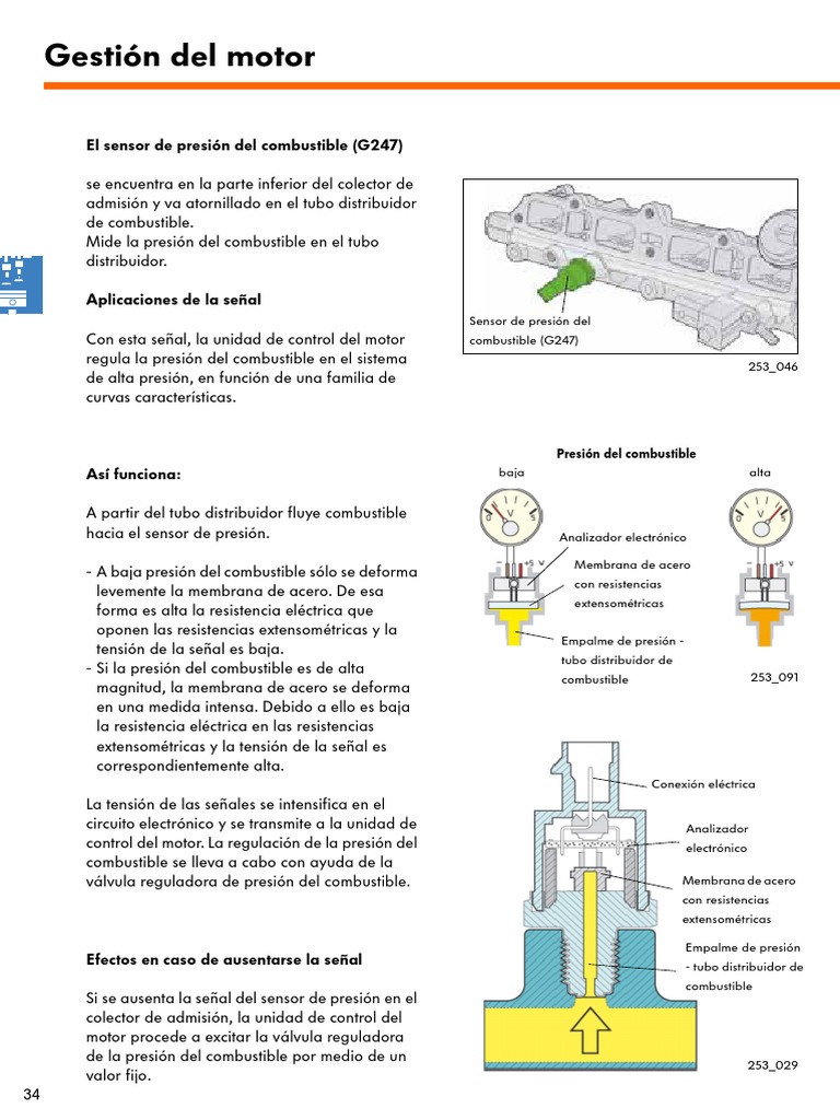 4 Sensor Presión Combustible | PDF | Presión | Electrónica