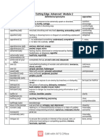 Cutting Edge Advanced: Module 2 Vocabulary in Context