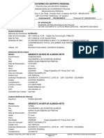 Governo Do Distrito Federal: Ocorrência Nº: 192.092/2022-0 Identificação Tipo DP Apuração