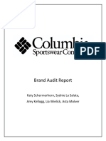Final Brand Audit Report Columbia