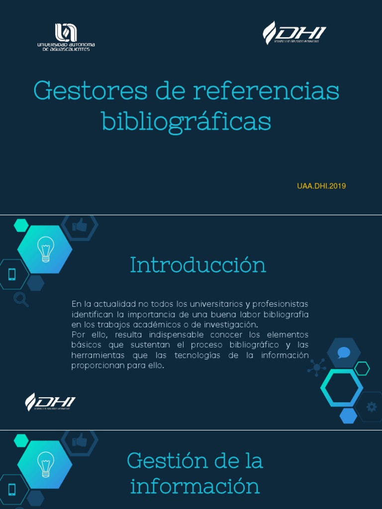 Gestores de Referencias Bibliograficas PDF Bibliografía Red mundial