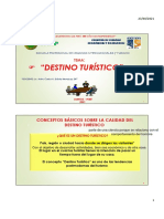 (4) DESTINOS TURÌSTICOS (CLASE) (CADM)