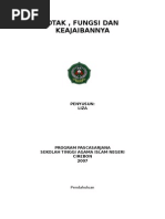 Download makalah tentang otak dr Liza Pasca Sarjana STAIN Cirebon by dr liza MPdI  MM CHt SN6224803 doc pdf