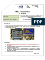 PSG Flash News 2021-09-01 Incorrecta Alerta Por Agua en El Pre-Filtro de Combustible