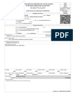 Nota Fiscal de Serviços para transporte de mesa digital