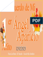 Tarjeta Recuerdo Aparicio Angel