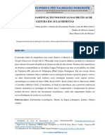 O Uso de Ferramentas Tecnológicas Nas Práticas de Leitura em Aulas Remotas