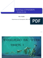 Evolução da vida desde a origem até a conquista do meio terrestre