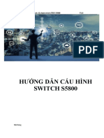 Hướng dẫn cấu hình Switch FBH S5800