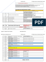 InstaClasses 2022 Timetable Batch 1