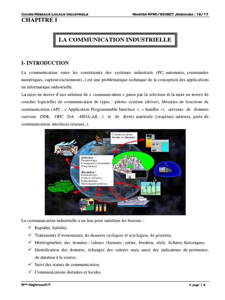 Communication Industrielle et Automatisation | PDF | Informatique | Usine