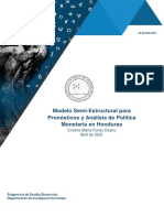 Modelo Semi-Estructural para Pronósticos y Análisis de Política Monetaria