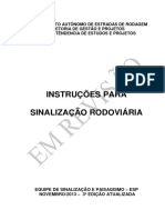 Instrucoes Sinalizacao Rodoviaria em Revisao