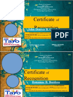 Certificate For Recogniton Students (1) Pau
