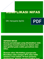 Komplikasi Nifas