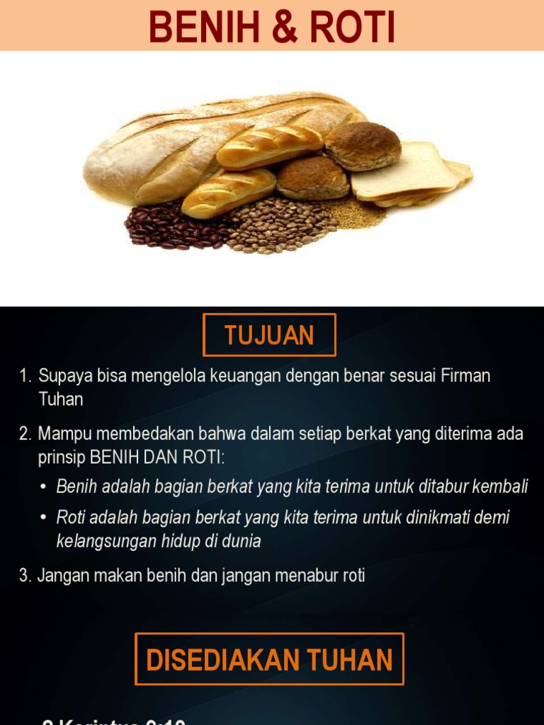 Prinsip Benih dan Roti dalam Berkat | PDF