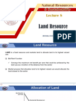 Lecture 8 - Land Resource