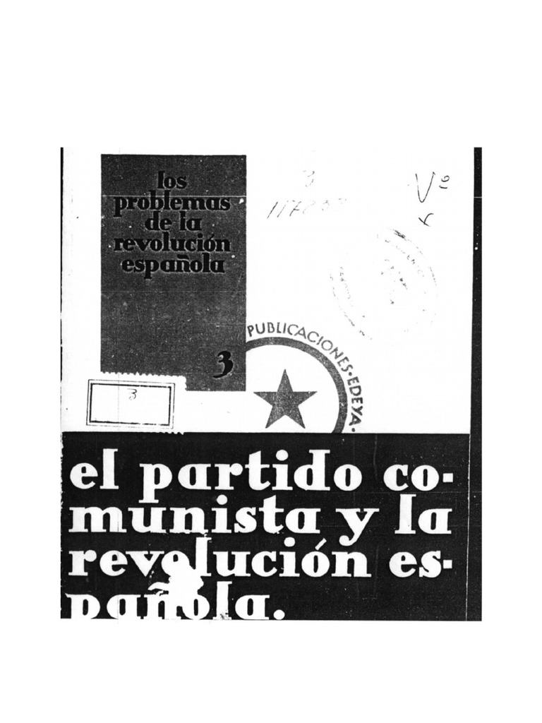 El Partido Comunista y La Revolucion Espac3b1ola | PDF | Campesino ...