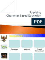 Applying Character Based Education