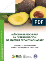 Materia Seca Aguacate