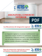 Integración regional en América suscrita por Ecuador