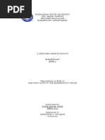Lesson Plan For Grade 1 | PDF | Shape | Rectangle