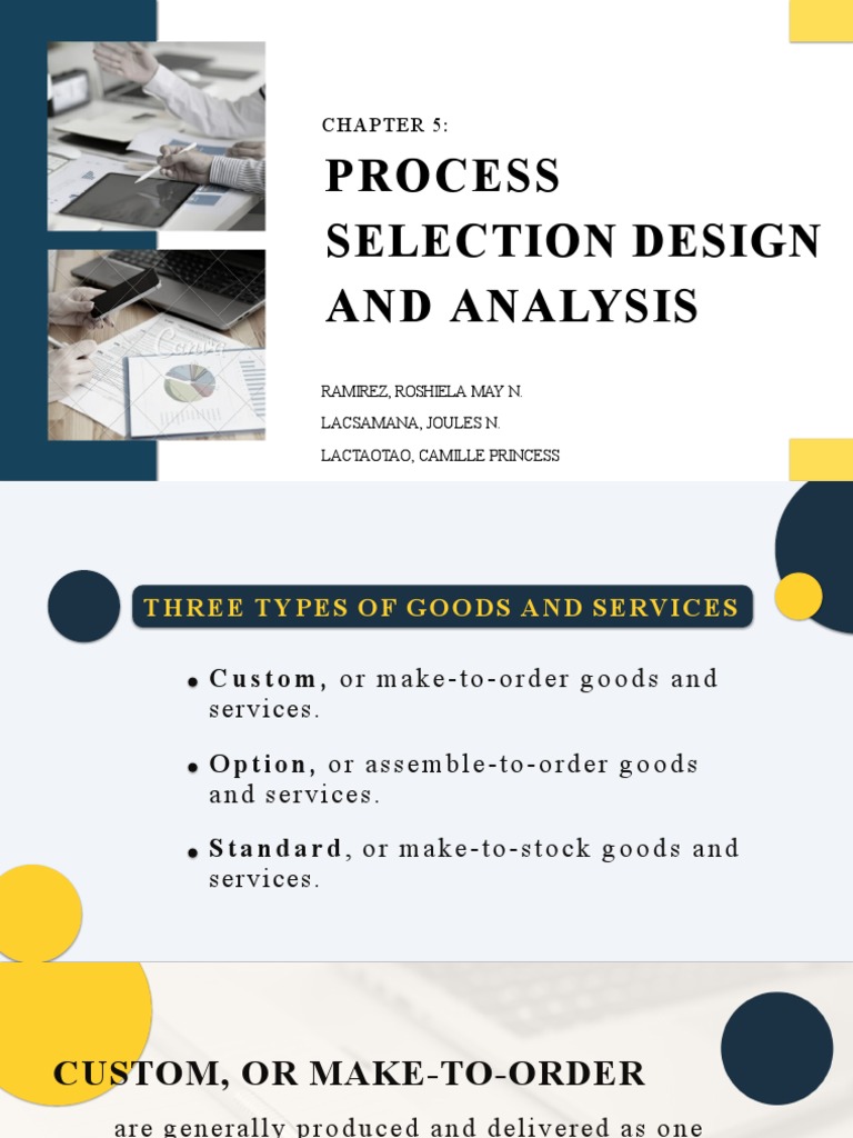 Process Selection and Design Analysis Revised | PDF