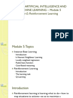 Reinforcement Learning