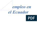 Desempleo en El Ecuador