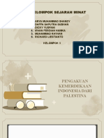 Kelompok 3 XII IPS 4 - Pengakuan Kemerdekaan Dari Palestina