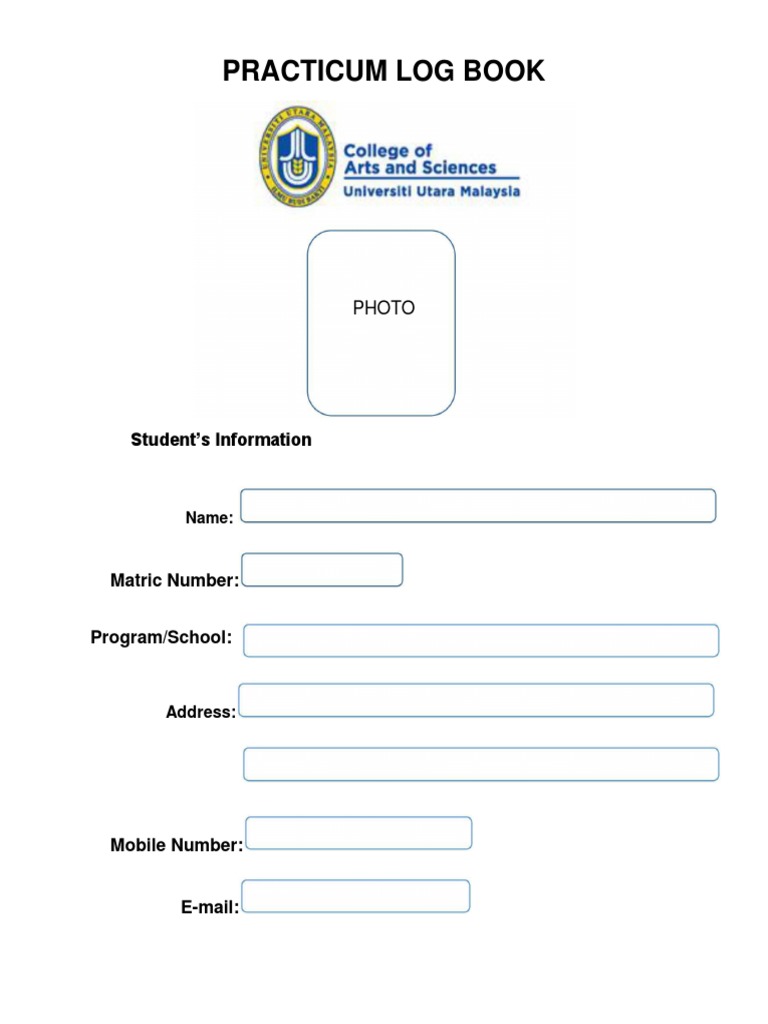 Practicum Log Book | PDF | Universities And Colleges