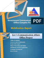 Mobilization Report Presentation Mastewal