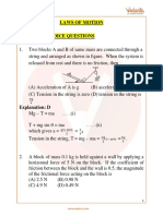 Laws of Motion Multiple Choice Questions