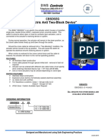 CBSDSEG Electric Anti Two Block Device